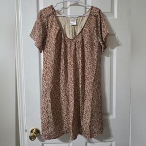 BA&SH 100% Silk Vintage Inspired Slip Dress/Nightgown/Tunic, Vine Print, EUC!